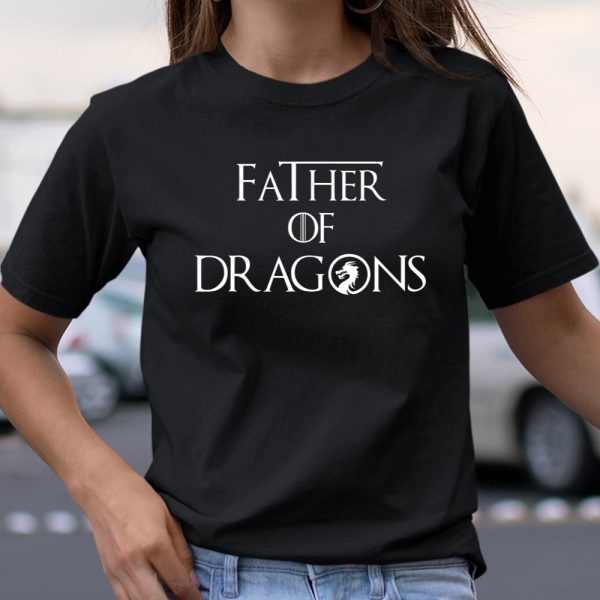 Father of Dragons Shirt Fathers Day Best Gift for Dad T Shirt  Itees Global