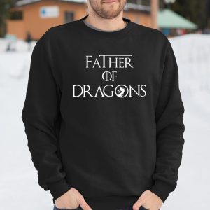 Father of Dragons Shirt Fathers Day Best Gift for Dad T Shirt Itees Global 3