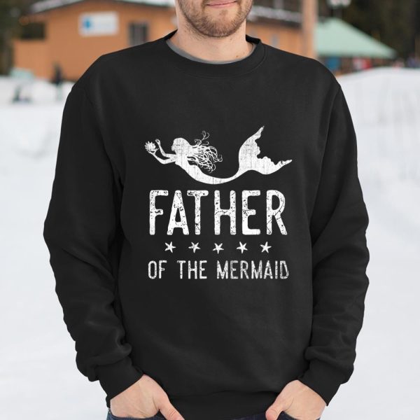 Father of the Mermaid Merdad Dad Cute T Shirt  Itees Global