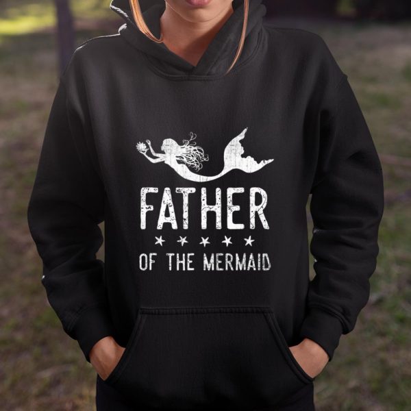 Father of the Mermaid Merdad Dad Cute T Shirt  Itees Global