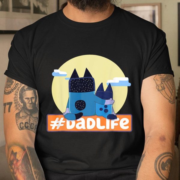 Fathers Blueys Dad Love #Dadlife Anime T Shirt  Itees Global