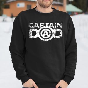 Fathers Day Dads Birthday Gift Captain Dad T Shirt Itees Global 3