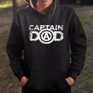 Fathers Day Dads Birthday Gift Captain Dad T Shirt Itees Global 4