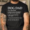 Father’s Day For Dad Dog Dad Definition Funny Meaning Dog Lover Father T Shirt  Itees Global