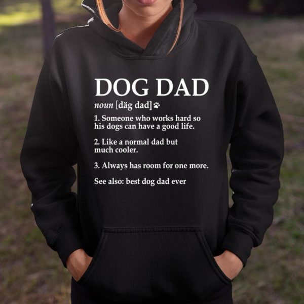 Father’s Day For Dad Dog Dad Definition Funny Meaning Dog Lover Father T Shirt  Itees Global