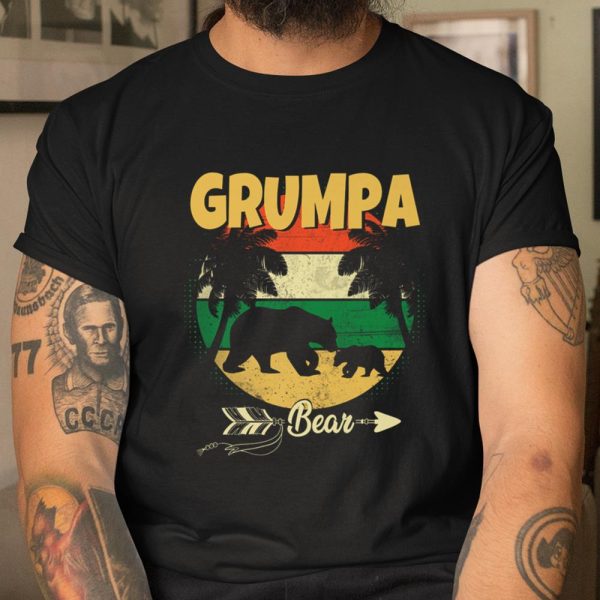 Fathers Day Grumpa Bear Perfect Gift For Dad Father Grandpa T Shirt  Itees Global