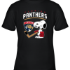 Florida Panthers Ice Hockey Broken Teeth Snoopy NHL Youth T-Shirt –