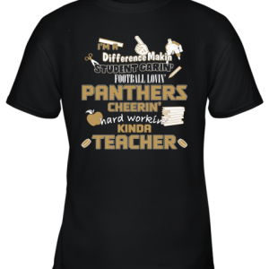 Florida Panthers NHL I’m A Difference Making Student Caring Hockey Loving Kinda Teacher Youth T-Shirt –