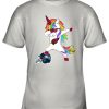 Football Dabbing Unicorn Steps On Helmet Arizona Cardinals Youth T-Shirt –