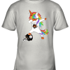 Football Dabbing Unicorn Steps On Helmet Cincinnati Bengals Youth T-Shirt –