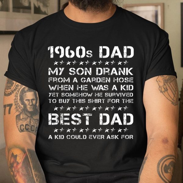 Funny 1960s Dad And Son Father’s Day T Shirt  Itees Global