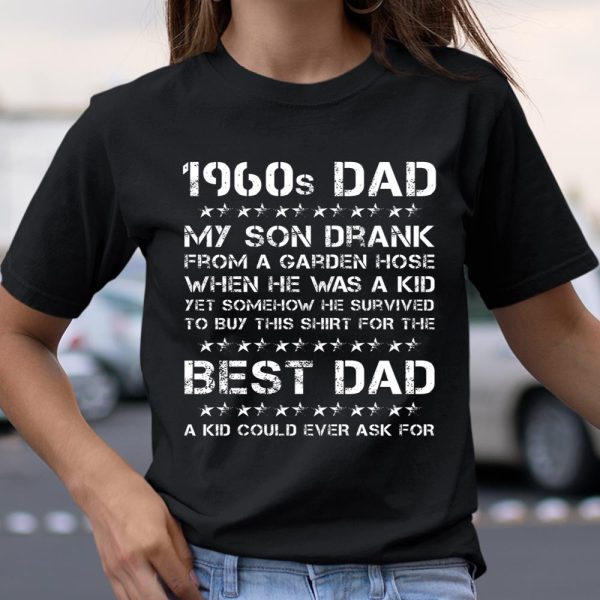 Funny 1960s Dad And Son Father’s Day T Shirt  Itees Global