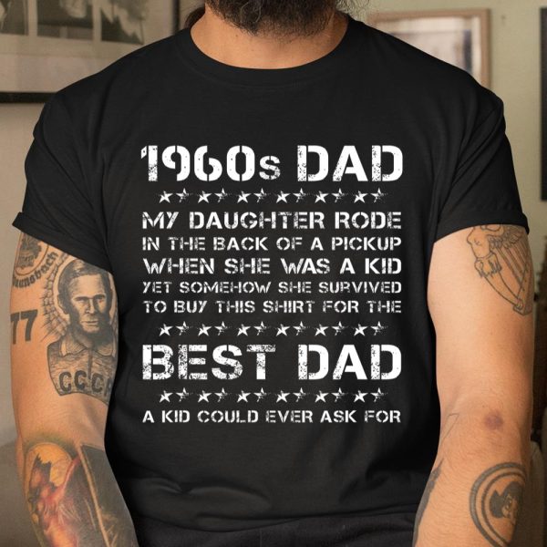 Funny 1960s Dad Girl Dad And Daughter Father’s Day T Shirt  Itees Global