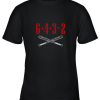 Funny Baseball Math 6 plus 4 plus 3 equals 2 Double Play Youth T-Shirt –
