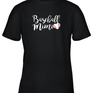 Funny Baseball Mimi Shirt Gift Youth T-Shirt –