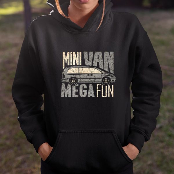 Funny Mini Van Mega Fun Mom Dad T Shirt  Itees Global