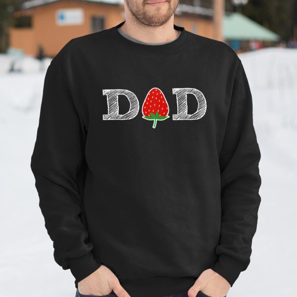 Funny Strawberry Dad Fruit Gift Shirt Berry Father T Shirt  Itees Global