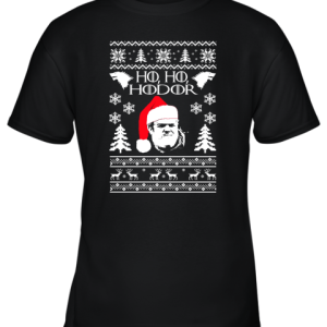 Game Of Thrones Ho Ho Hodor Christmas Youth T-Shirt –