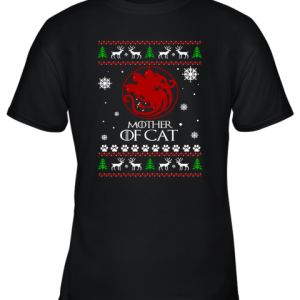 Game Of Thrones Mother Of Cats Christmas Ugly Youth T-Shirt –