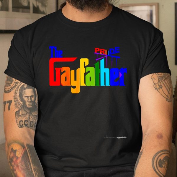 Gay LGBT Pride Father Proud Dad Fathers Day Parent T Shirt  Itees Global