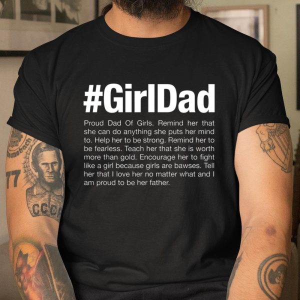 Girl Dad Mean T Shirt  Itees Global