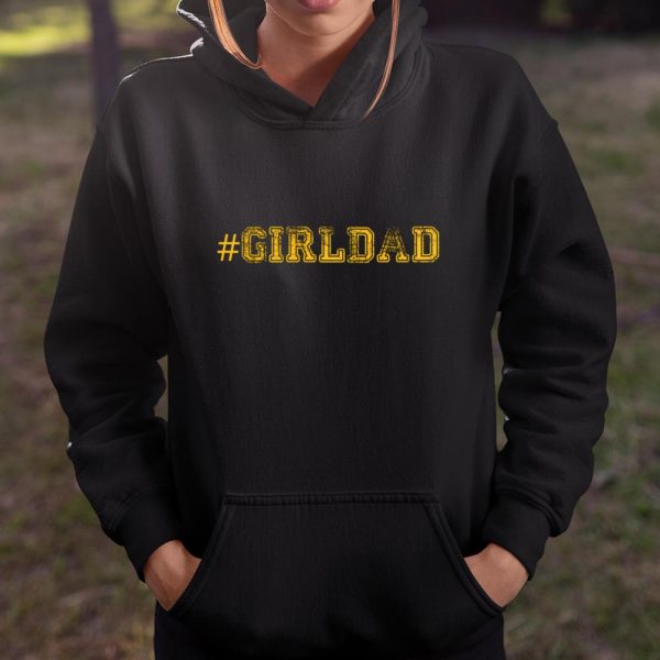 Girl Dad Proud Father of Girls Girl Dad Cool Fun Distressed T Shirt  Itees Global