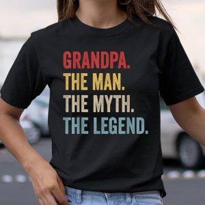 Grandpa The Man The Myth The Legend Father’s Day Shirt  Itees Global