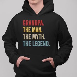 Grandpa The Man The Myth The Legend Fathers Day Shirt Itees Global 3