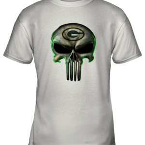 Green Bay Packers The Punisher Mashup Football Youth T-Shirt –
