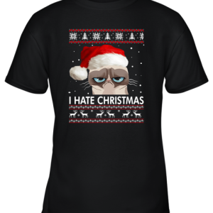 Grumpy I Hate Christmas Youth T-Shirt –