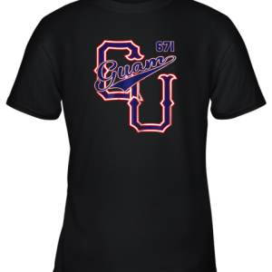 Guam 671 Baseball style Chamorro Guamanian Youth T-Shirt –