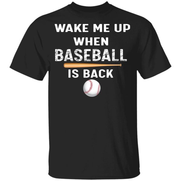 GydiaGarden Wake Me Up When Baseball is Back Youth T-Shirt –