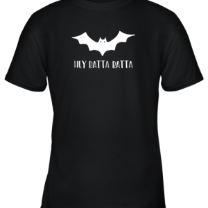Halloween Bat Shirt Funny Baseball Lover Hey Batta Gift Youth T-Shirt –