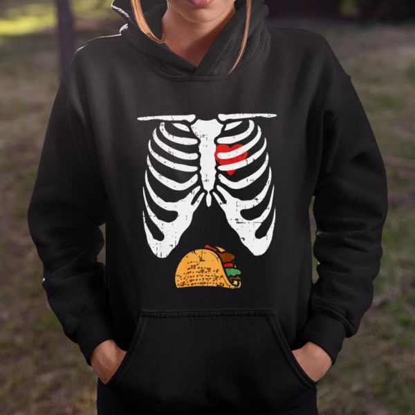 Halloween Shirt Skeleton Pregnancy Tacos Xray Soon To Be Dad T Shirt  Itees Global