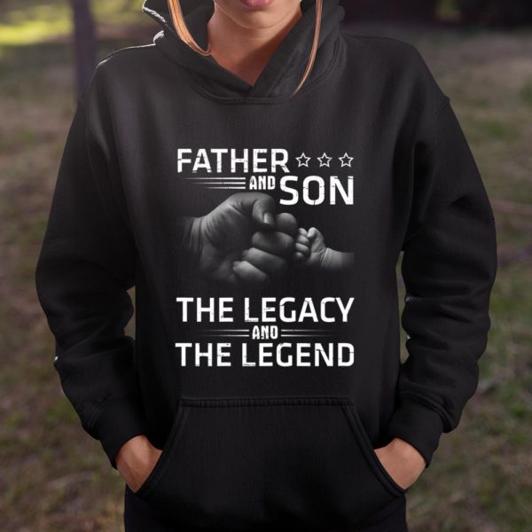 Hand To Hand Father And Son The Legacy And Legend Happy Dad T Shirt  Itees Global