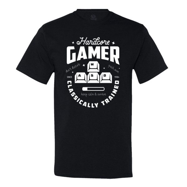 Hardcore.. Classically Trained Gamer T-shirt