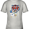 Hip Hop Dabbing Unicorn Flippin Love Detroit Tigers Youth T-Shirt –