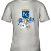 Hip Hop Dabbing Unicorn Flippin Love Kansas City Royals Youth T-Shirt –