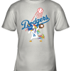 Hip Hop Dabbing Unicorn Flippin Love Los Angeles Dodgers Youth T-Shirt –