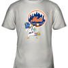 Hip Hop Dabbing Unicorn Flippin Love New York Mets Youth T-Shirt –