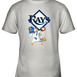 Hip Hop Dabbing Unicorn Flippin Love Tampa Bay Rays Youth T-Shirt –