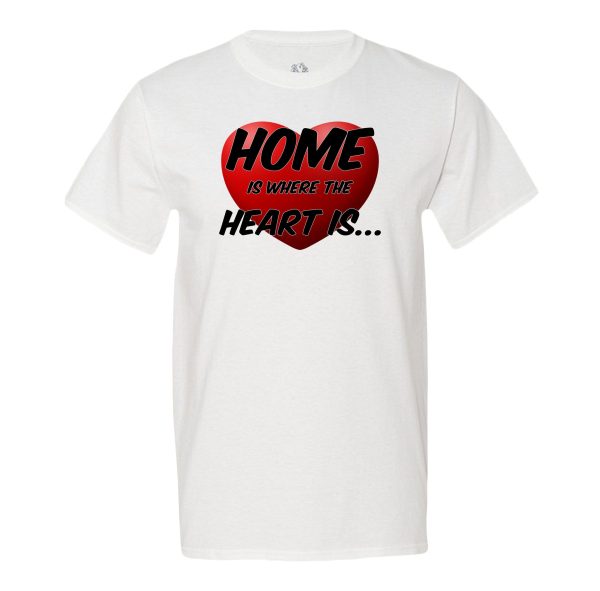 Home Is Where The Heart Is Mens Tee