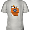 Houston Astros Snoopy And Woodstock Resting Together MLB Shirts Youth T-Shirt –