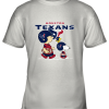 Houston Texans Let’s Play Football Together Snoopy NFL Youth T-Shirt –