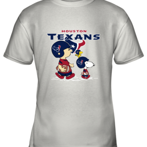 Houston Texans Let’s Play Football Together Snoopy NFL Youth T-Shirt –