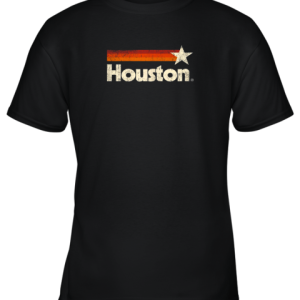 Houston Texas Shirt Houston Strong Shirt Vintage Stripes Youth T-Shirt –