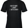 How To Bunt, Hit a Dinger Funny Baseball Player Home Run Fun Youth T-Shirt –