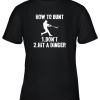 How to Bunt Don’t . Hit a Dinger Funny Baseball Youth T-Shirt –