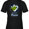 I Hate People But I Love My Los Angeles Rams Grinch NFL Youth T-Shirt –