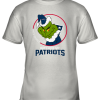 I Hate People But I Love My New England Patriots Grinch NFL Youth T-Shirt –